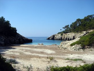 Cala Fustam (Es Migjorn Gran)