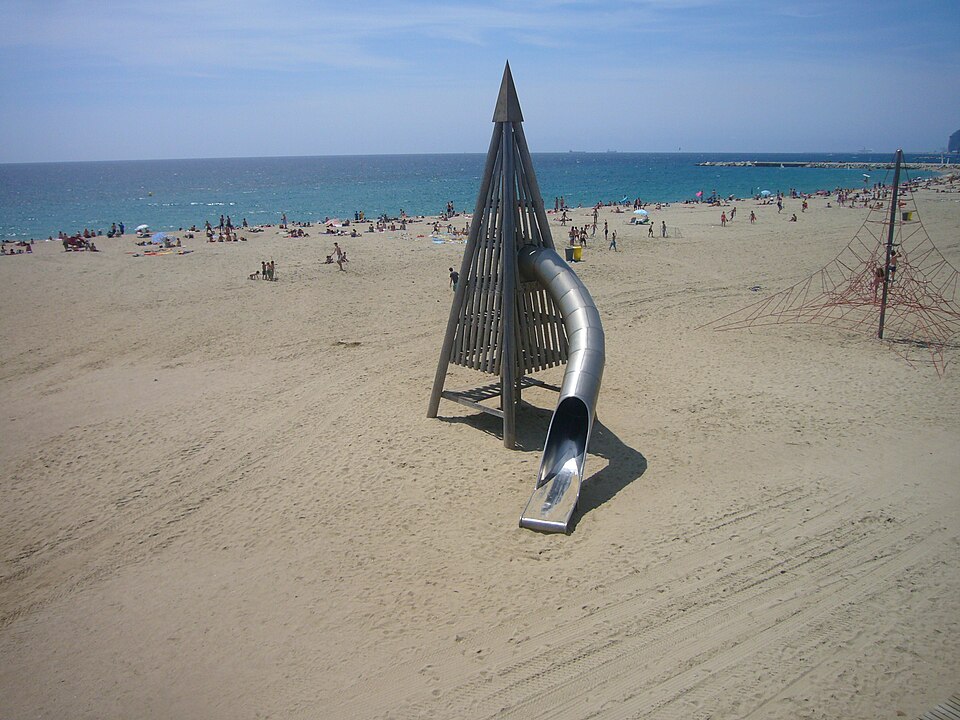 Playa Mar Bella (Diagonal Mar y el Frente Marítimo del Pueblo Nuevo)