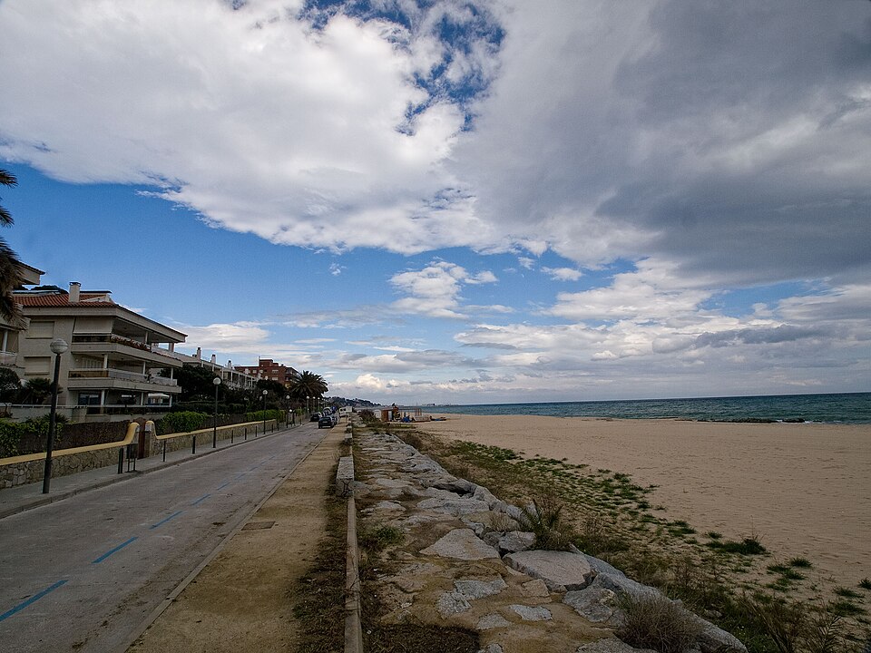 Platja de la Riera (Caldetas)
